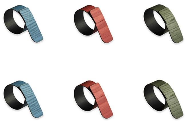 LIGNIS® Набор деревянных салфетниц из 6 предметов Portofino sun-id-1389504 - Вид №1