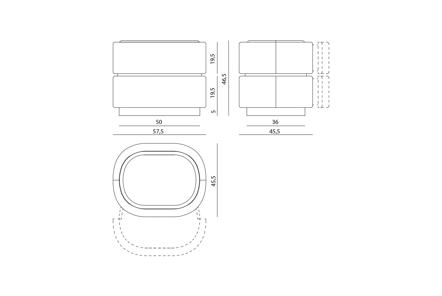 Bradley Прикроватный столик Visionnaire  - Вид №3