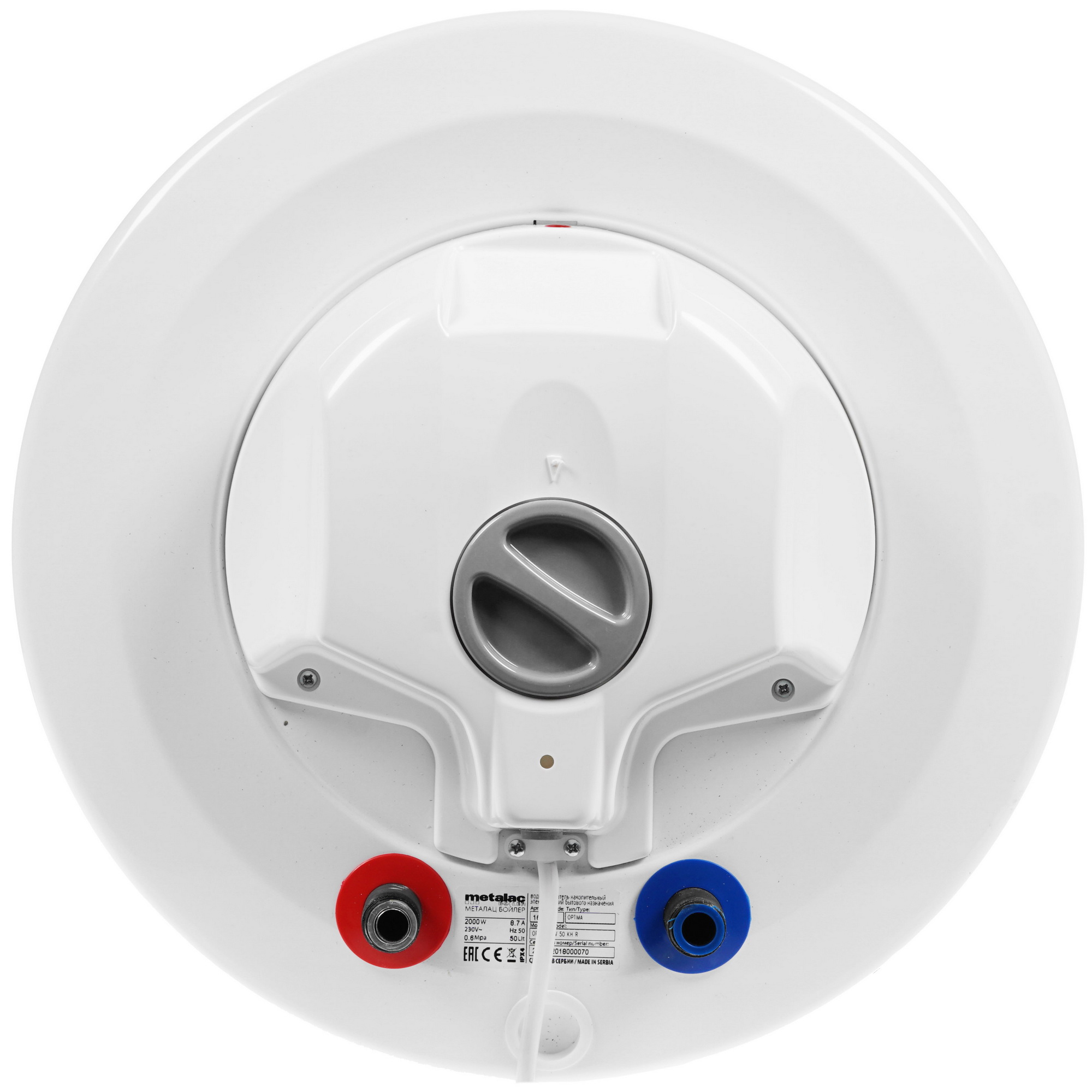 1202282 Водонагреватель электрический Metalac OPTIMA EZV 50 R КН STDN-0148778 - Вид №3