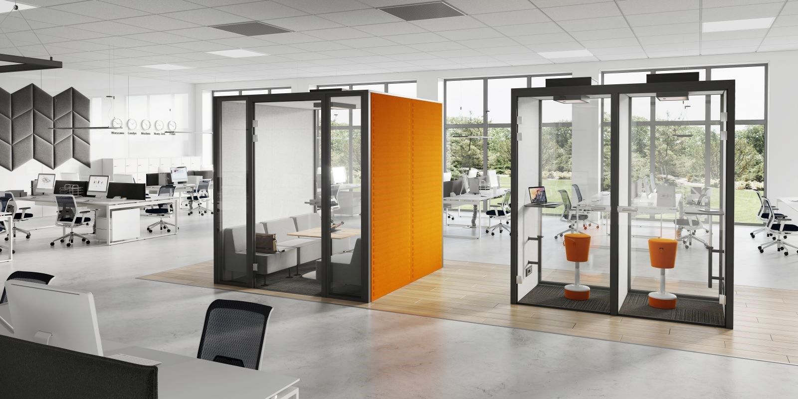 Акустическая офисная кабина со встроенным освещением FURNIKO MEETING POD ARCH-00139635 - Вид №1