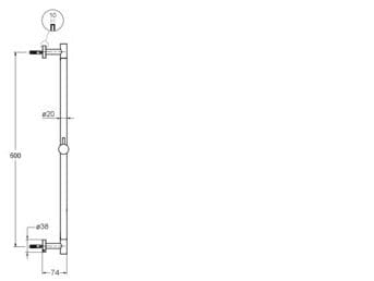 Аукцион вверх и вниз CRISTINA Rubinetterie Completamenti per Doccia/Vasca/Lavabo - Системы для душа и ванн ARCH-00037611 - Вид №2