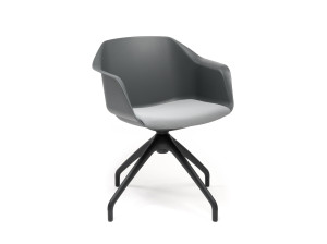 Стул из полипропилена с подлокотниками