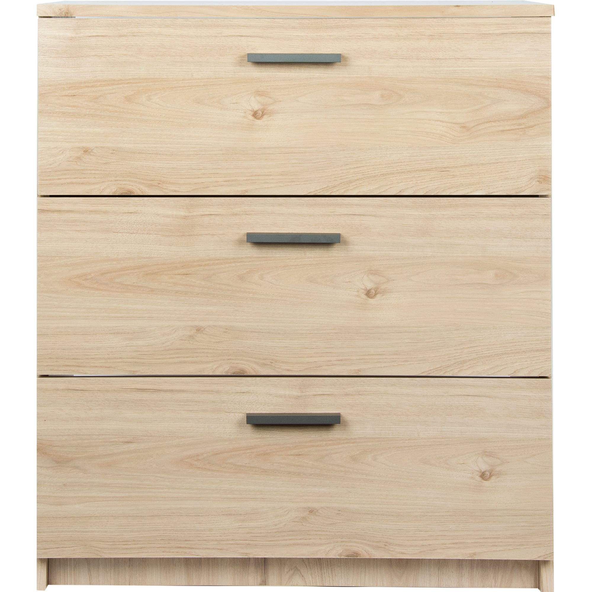 82431234 Комод 3 ящика, 685x800x394 мм, ЛДСП, цвет гикори джексон Santreyd  - Вид №5