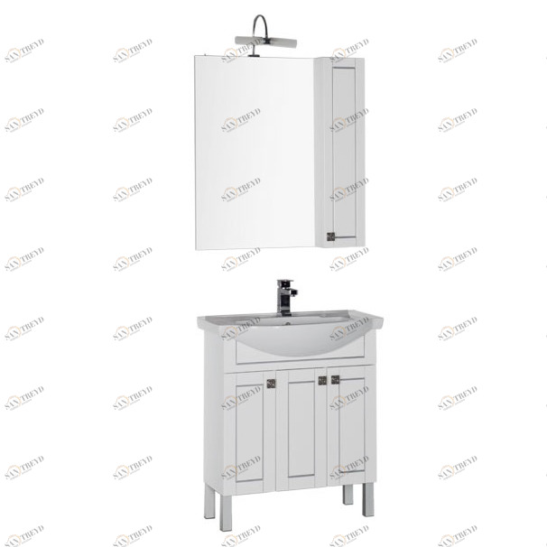 Комплект мебели Aquanet Честер 75 белый 00183144