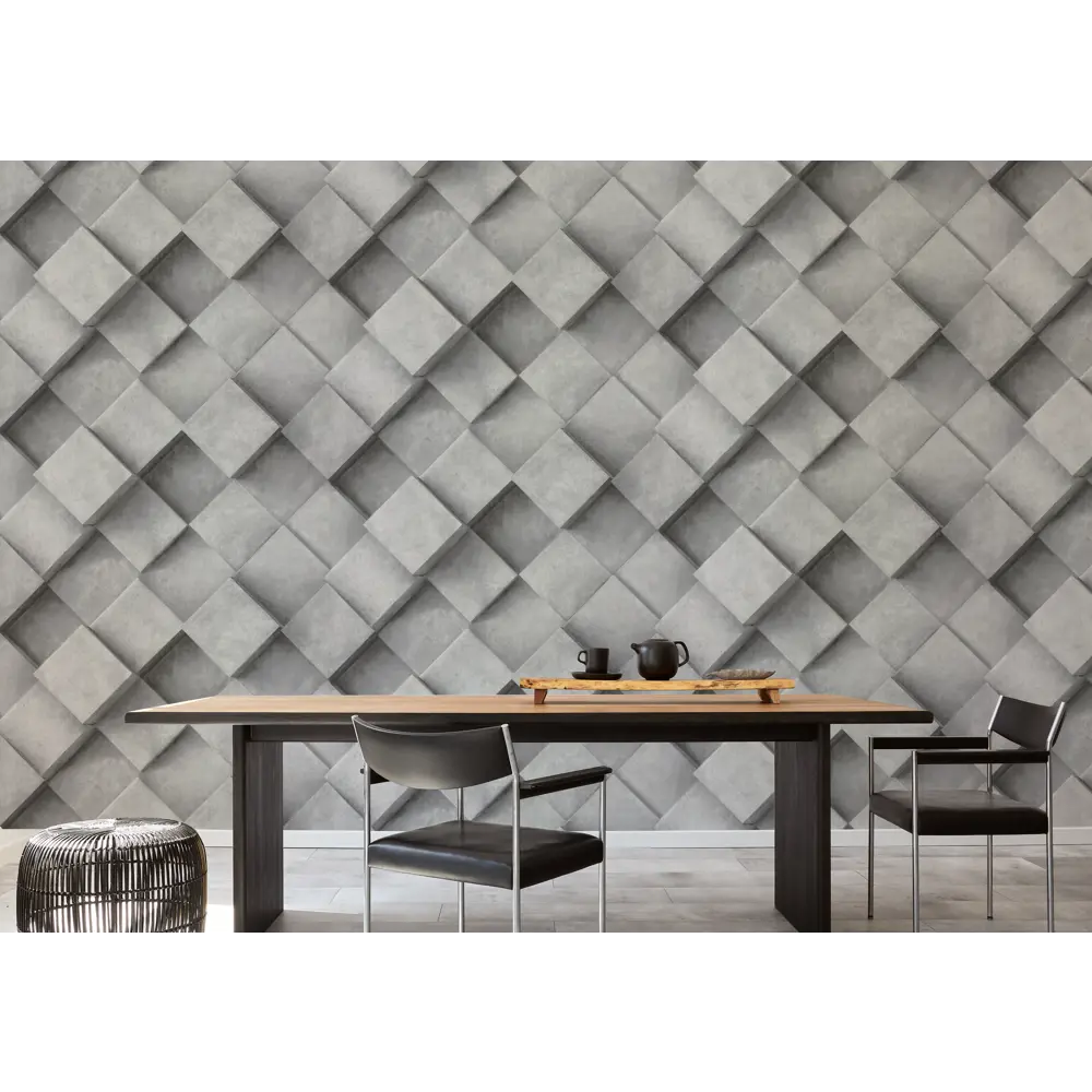 Обои флизелиновые Аспект Ру 3D Плита серые 1.06 м 70504-41АСП 3DПЛИТА STLM-2013272 - Вид №5