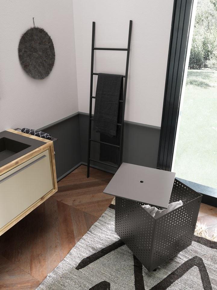 Archeda Подвесная тумба под умывальник из дерева с зеркалом Wood sun-id-1356750 - Вид №2