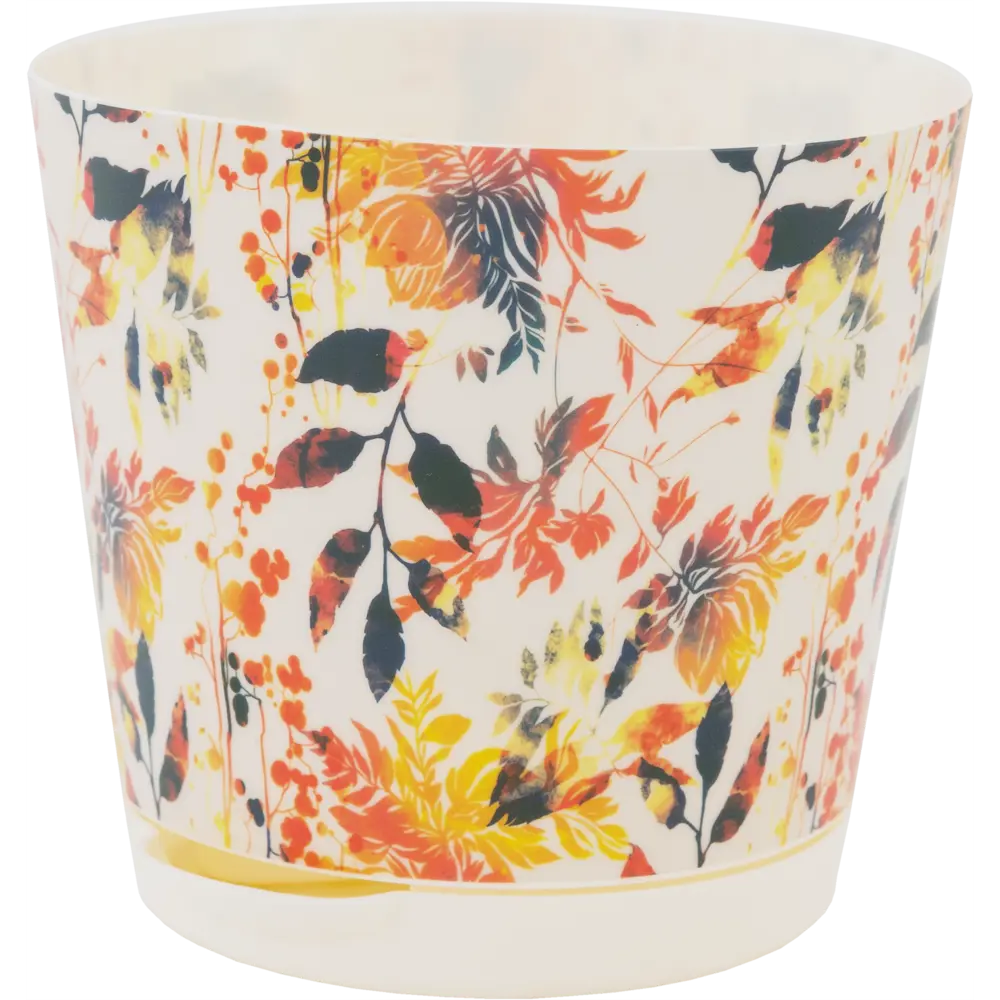 Горшок цветочный Ingreen Easy Grow ø12 h11 см v0.75 л пластик осень Фиджи декор STLM-2104496