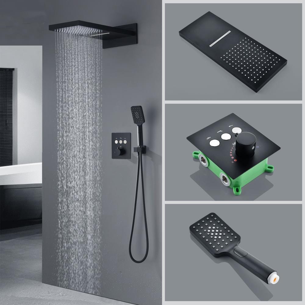 Латунный термостатический набор для душа с душем Fontana Showers FS15020 ARCH-00133446 - Вид №1