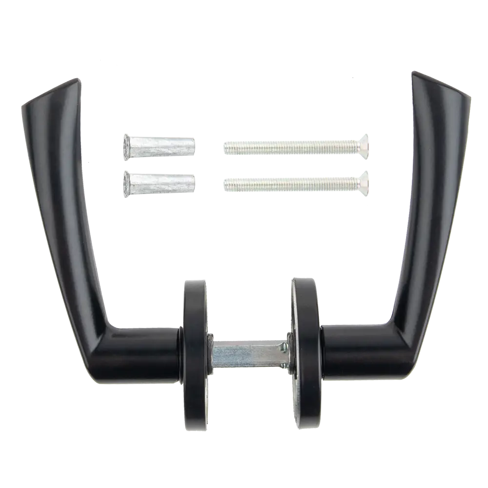 Дверные ручки Santreyd РФ4.20 — минимализм в черном матовом исполнении 85302325 STLM-0061018 - Вид №1