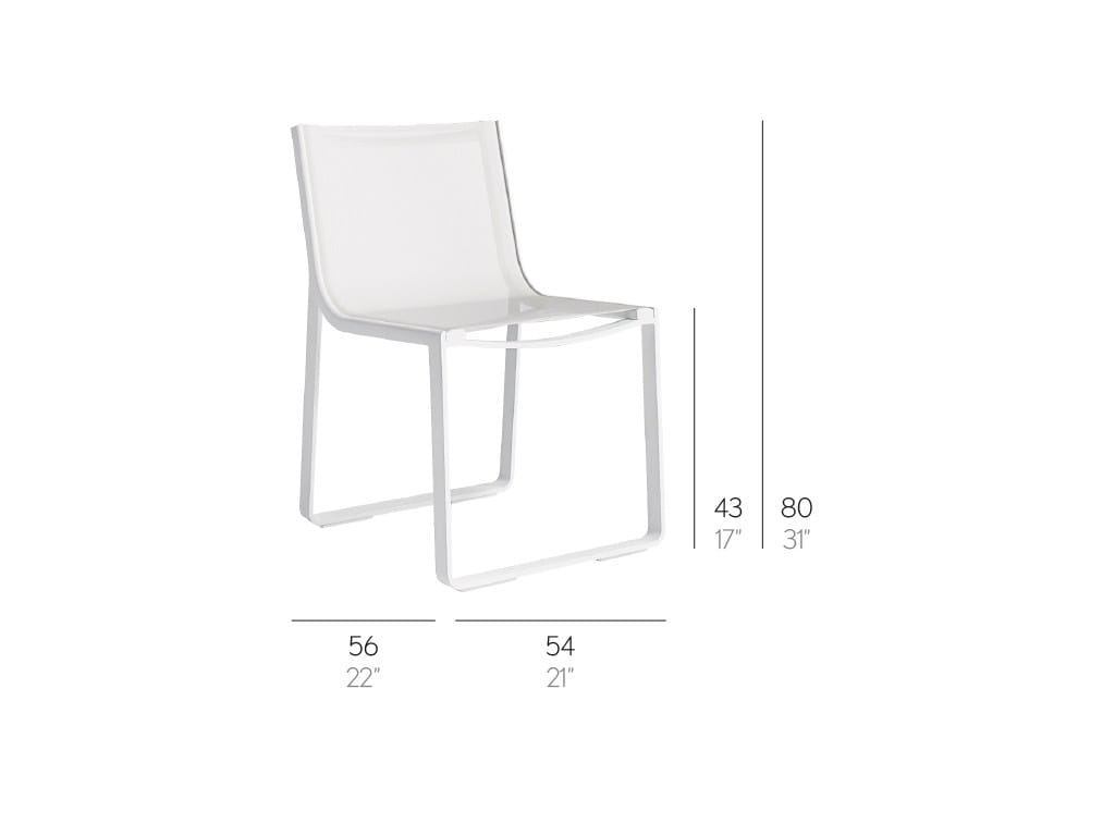 Садовый стул в Batyline® GANDIABLASCO Плоский текстиль ARCH-00026223 - Вид №4