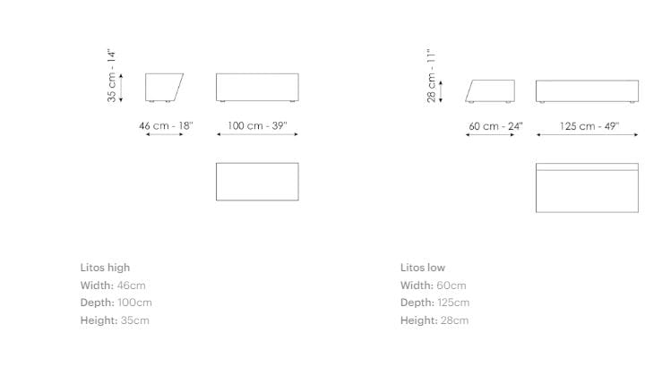 Низкий деревянный журнальный столик BONALDO LITOS ARCH-00094217 - Вид №4