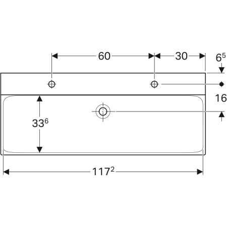 500.532.01.1 Раковина Geberit Xeno² Geberit  - Вид №19