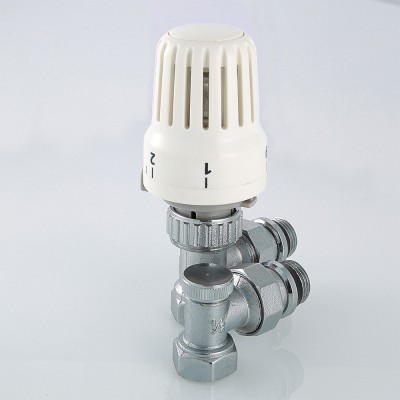 VT.045.N.04 Комплект терморегулирующего оборудования для радиатора угловой Valtec 1/2"  - Вид №7