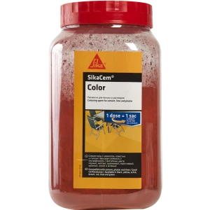 Краситель для бетона и смесей Sika SikaCim Color, 0.8 кг, цвет красный