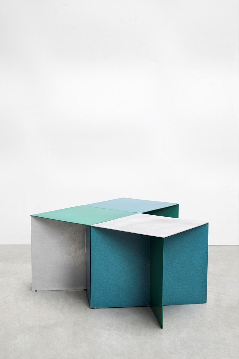 valerie_objects Квадратный алюминиевый журнальный столик sun-id-1409123 - Вид №5