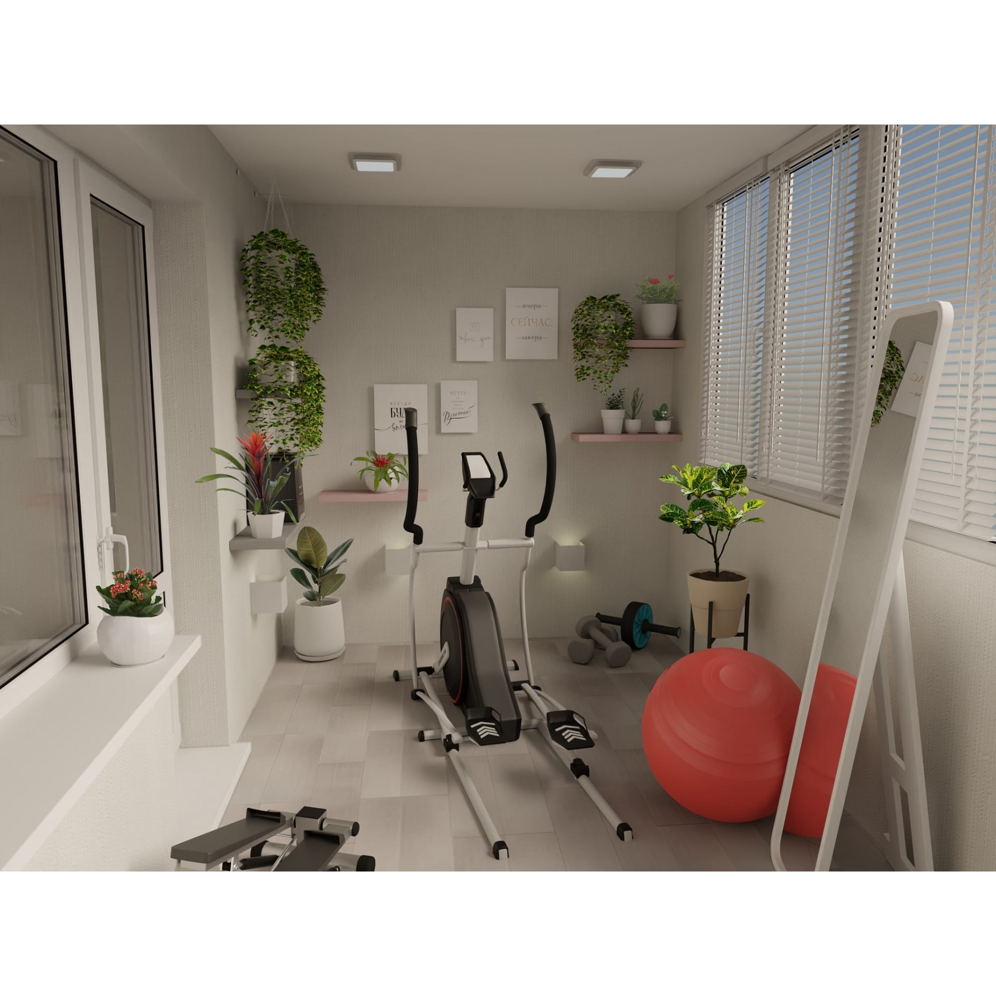 81932592 Горшок цветочный ø13 h11.5 см v1.2 л керамика белый Адель Santreyd - Вид №4