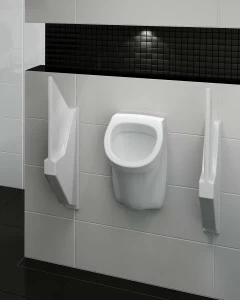 7G500001 Настенный писсуар, уринал с мушкой Gustavsberg