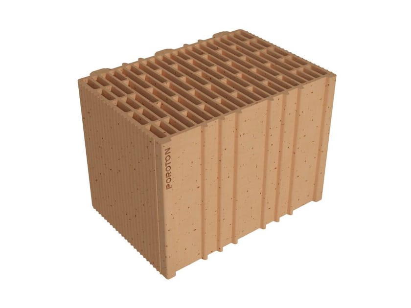 Теплоизоляционный кирпичный блок DI MUZIO LATERIZI стена POROTON® - P600 ARCH-00028737