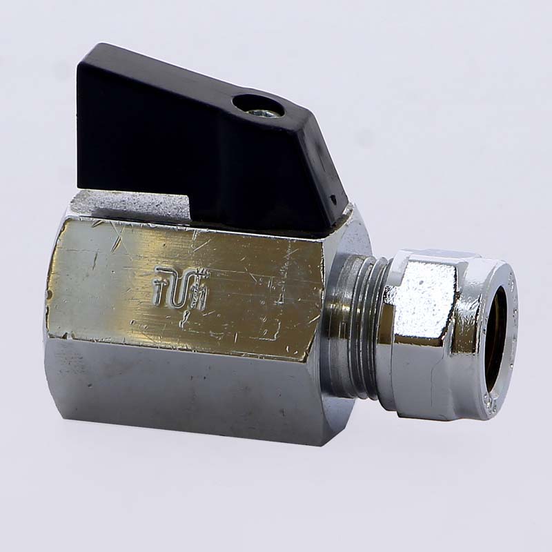 Кран мини обжим-В флажок TIEMME 12x1/2" 2900034 - Вид №3