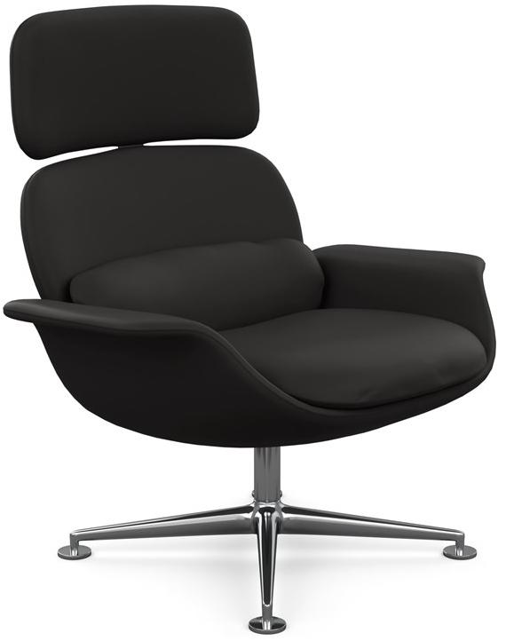 KNOLL Вращающееся кресло из кожи с высокой спинкой Kn sun-id-1508549 - Вид №2