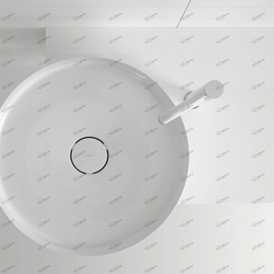 BW001 Накладная раковина на столешницу  овальная Inbani 