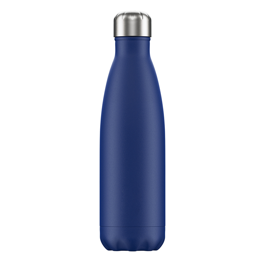 B500MABLU Термос matte, 500 мл, синий Chilly's Bottles  - Вид №1