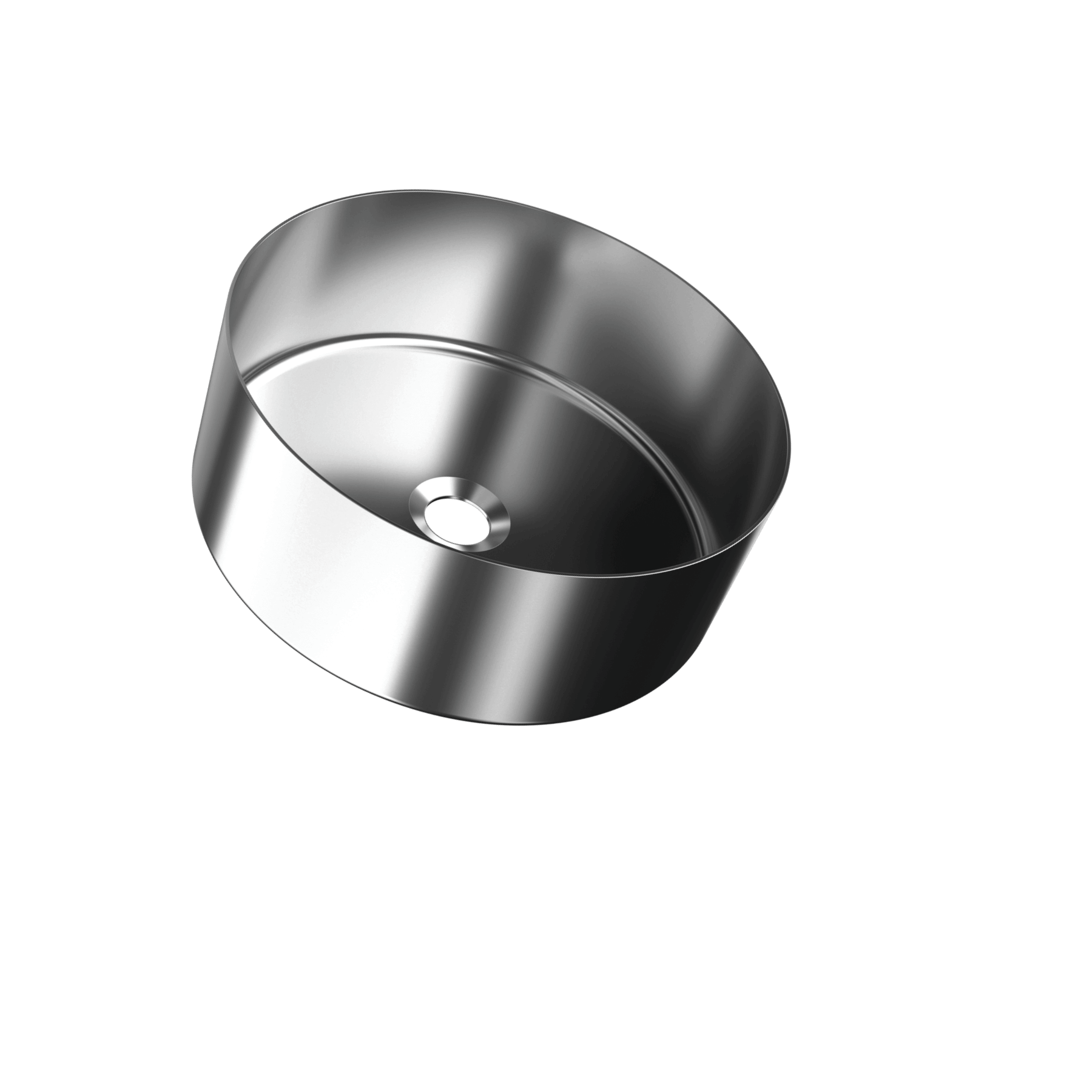 V515-S Круглая раковина из нержавеющей стали Ø38см Duten 