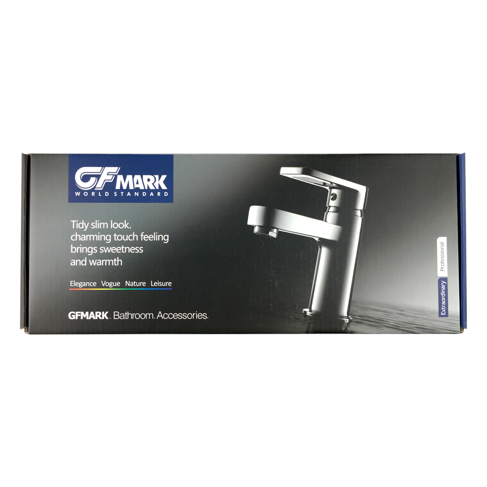 GFmark - Кран на одну воду м/к, гибкий излив, корпус 100% ЛАТУНЬ, код: 8601  - Вид №2