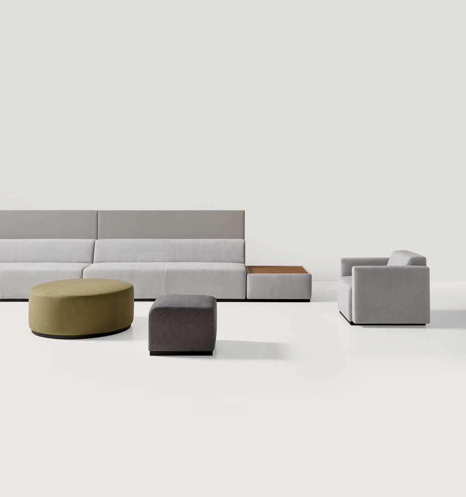 Журнальный столик из ткани INCLASS Pau ARCH-00061271 - Вид №3