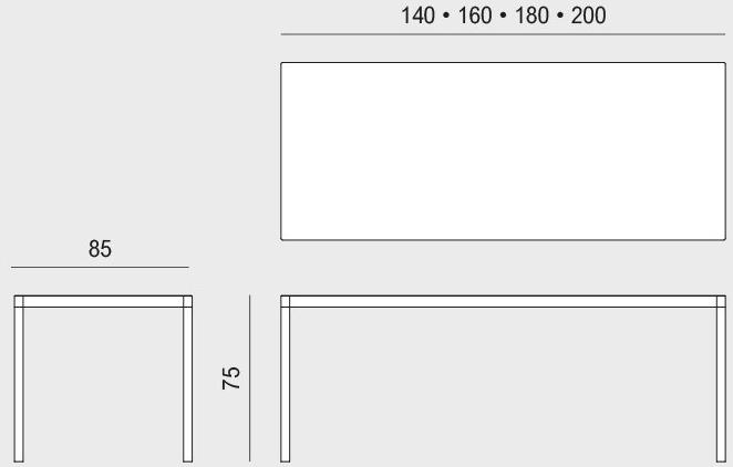Viganò Прямоугольный операционный стол из алюминия Ermes sun-id-1475626 - Вид №3