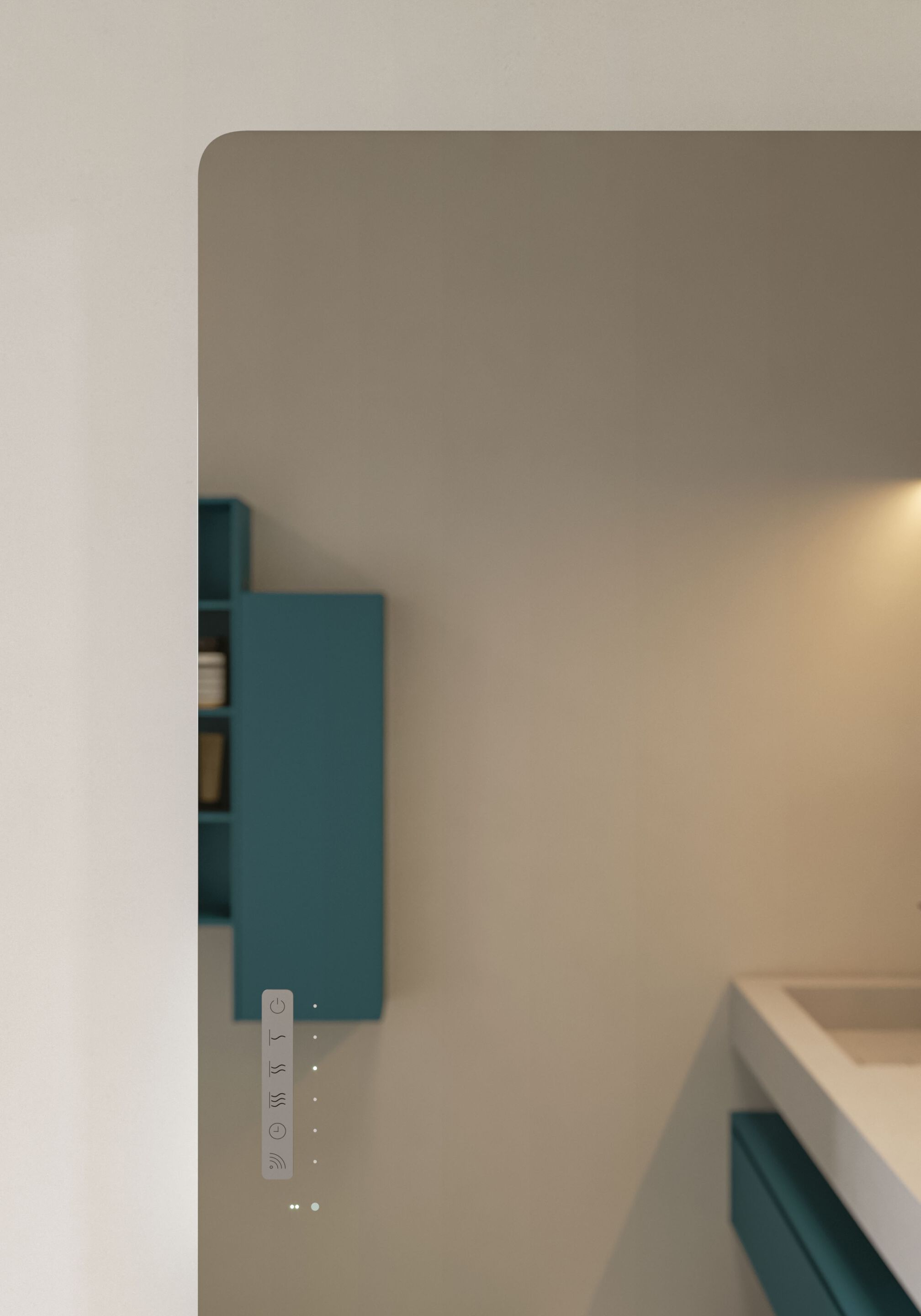 Настенный стеклянный панельный полотенцесушитель DISENIA Helios ARCH-00002354 - Вид №4