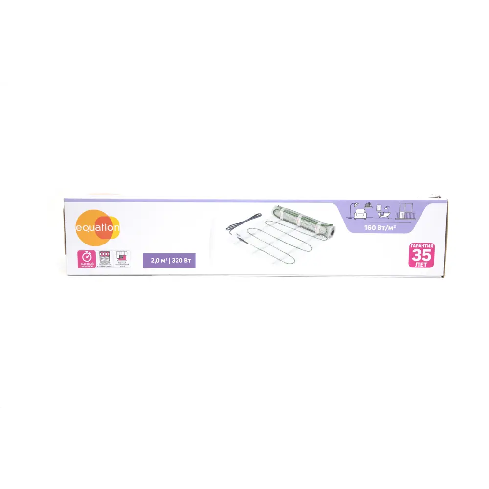 Equation: Нагревательный мат для тонкого теплого пола 2 м² 89345965 STLM-0942404 - Вид №3