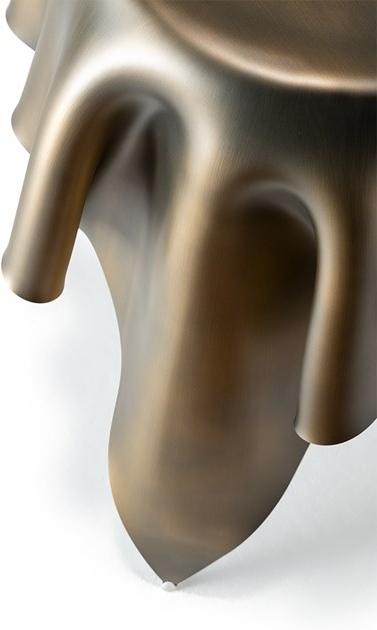 Reflex Круглый стеклянный журнальный столик Foulard sun-id-1352211 - Вид №4