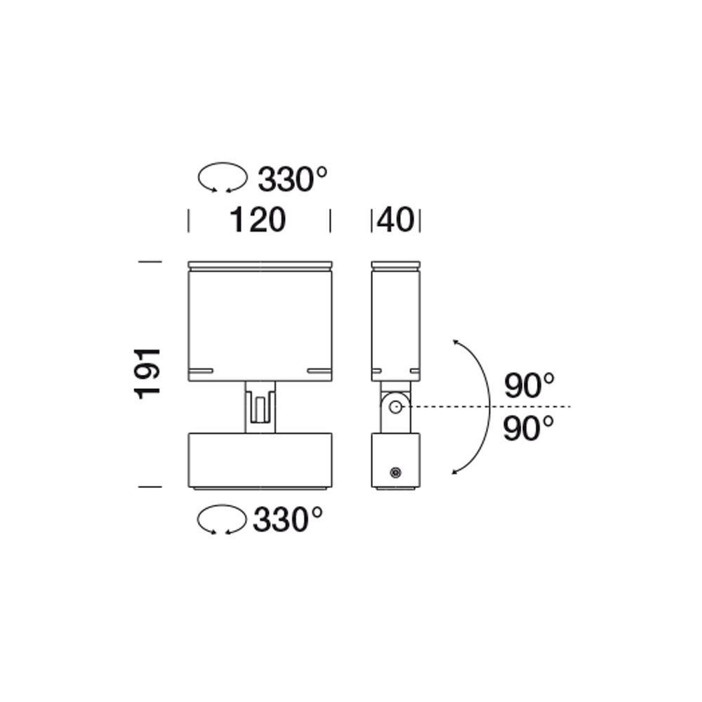 8820167 Проектор Platek TARGET SMALL Proiettore  TARGET SMALL Floodlight - 4 LED 4000K Elliptical  - Вид №6