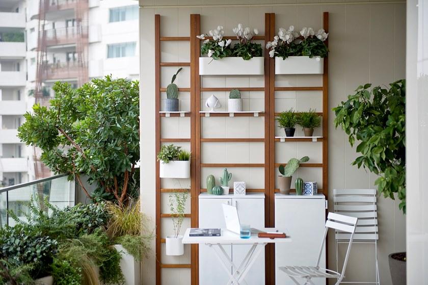 Unopiù Вертикальная зеленая решетка Iroko  Ubsca37  - Вид №2