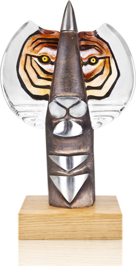 10663756 MALERAS Скульптура "Охотник", жёлтая/чёрная, 380 мм 