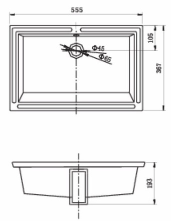 CL3063 Раковина SSWW CL  - Вид №2