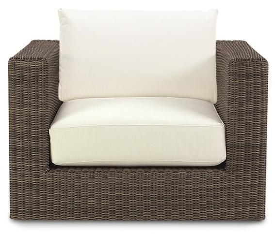 Ethimo Садовое кресло из ethimo etwick® с подлокотниками Cube Cbpo2000 - Вид №1