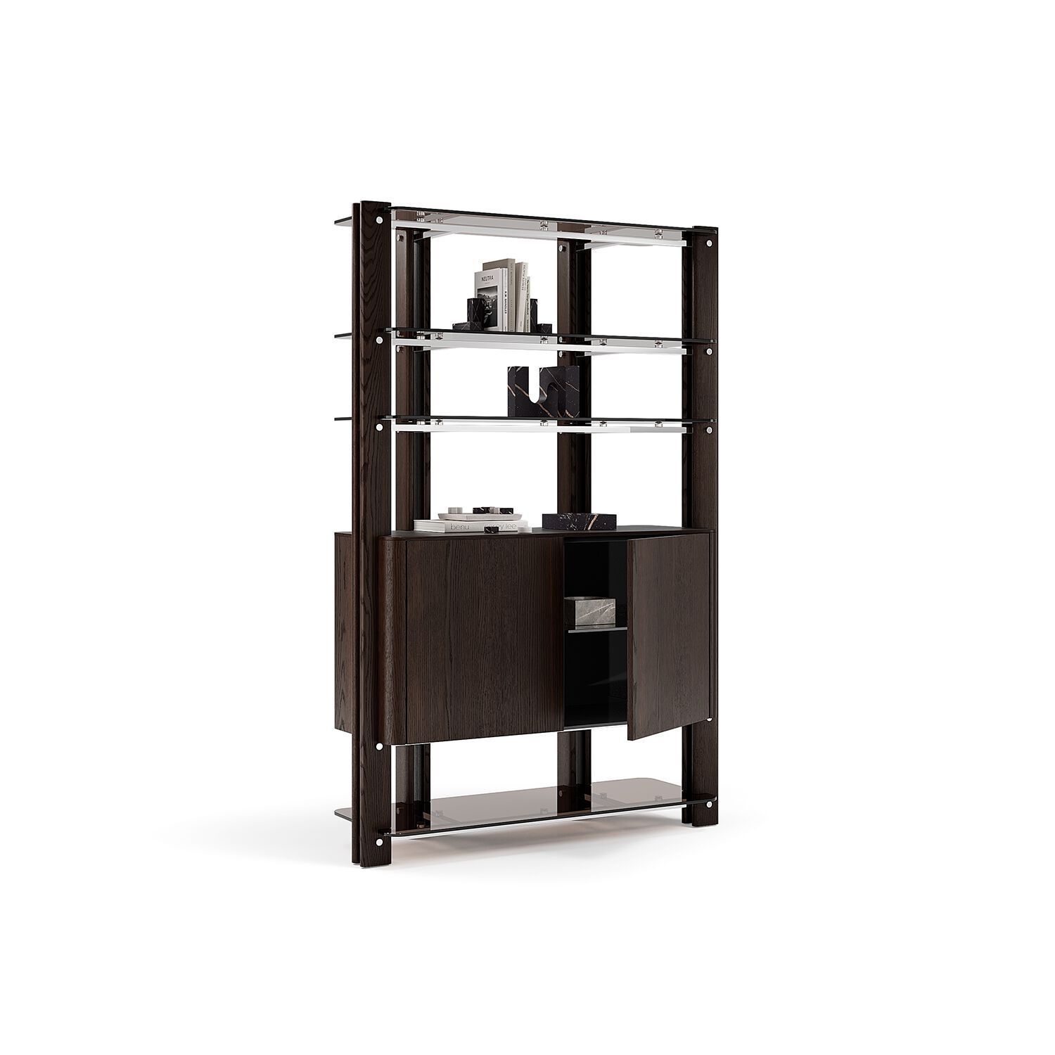 Деревянный двухсторонний книжный шкаф Capital Collection Diesis ARCH-00136378 - Вид №14