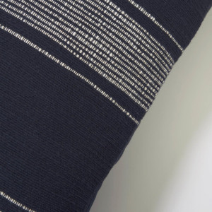 108438 Хлопковая наволочка в черно-белую полоску 30 x 50 см La Forma Adalgisa