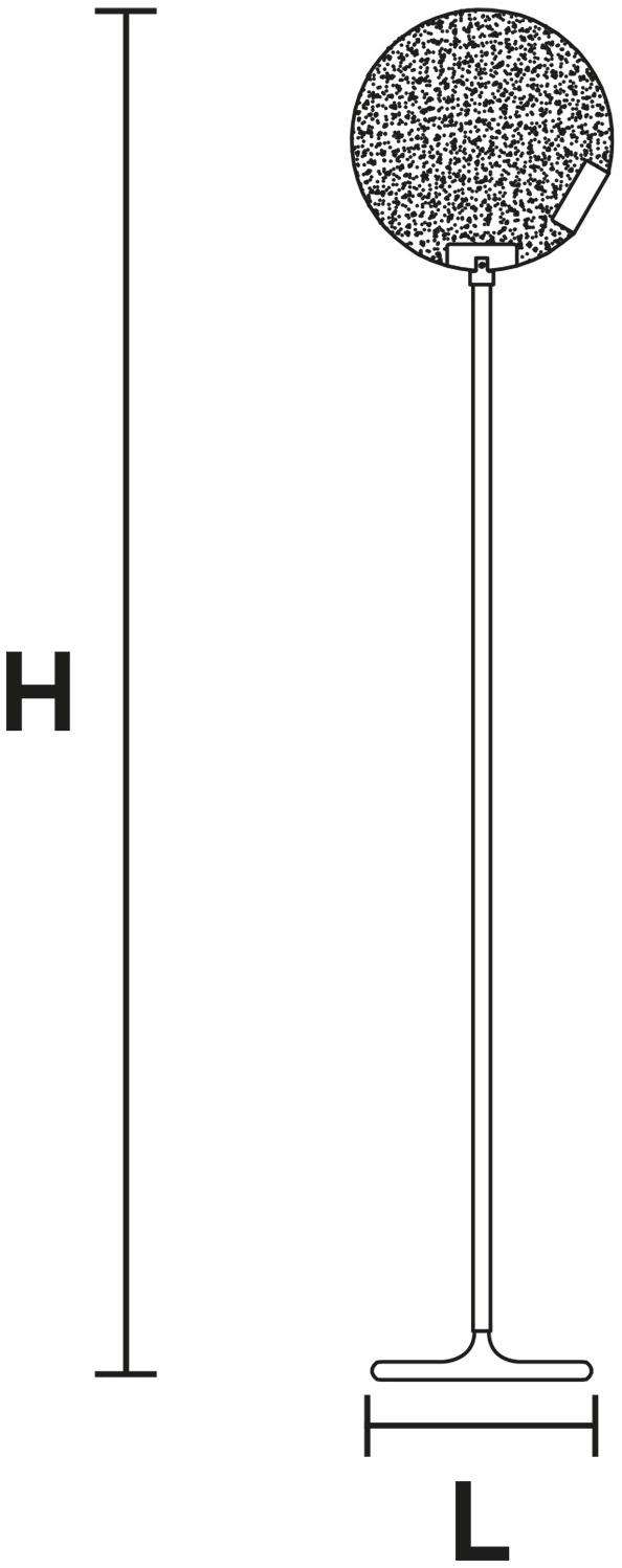 Masiero Торшер из светодиодного стекла с диммером Horo sun-id-1350700 - Вид №5