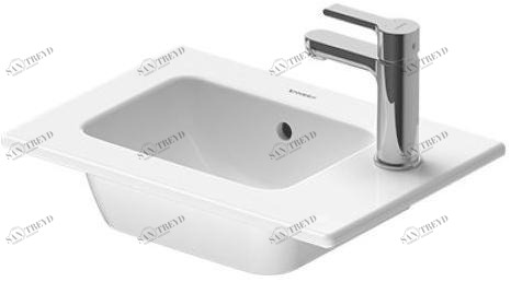 Подвесная раковина настенная овальная Duravit Me белая sun-id-1421681