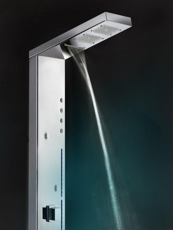 Ama Luxury Shower Настенная душевая стойка из нержавеющей стали с хромотерапией  Cu6500l  - Вид №1