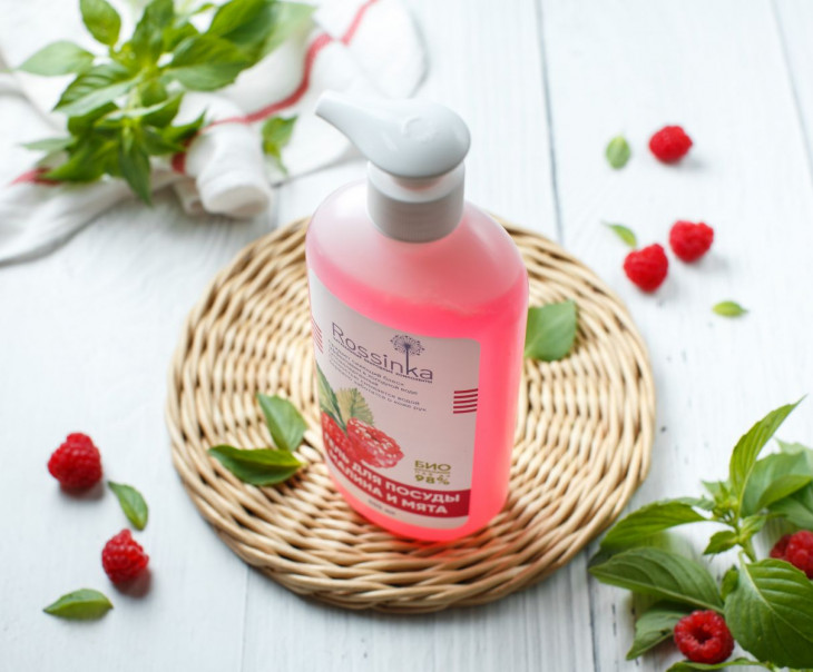 6940 Гель для посуды "Малина и мята" Вкусляндия  - Вид №1