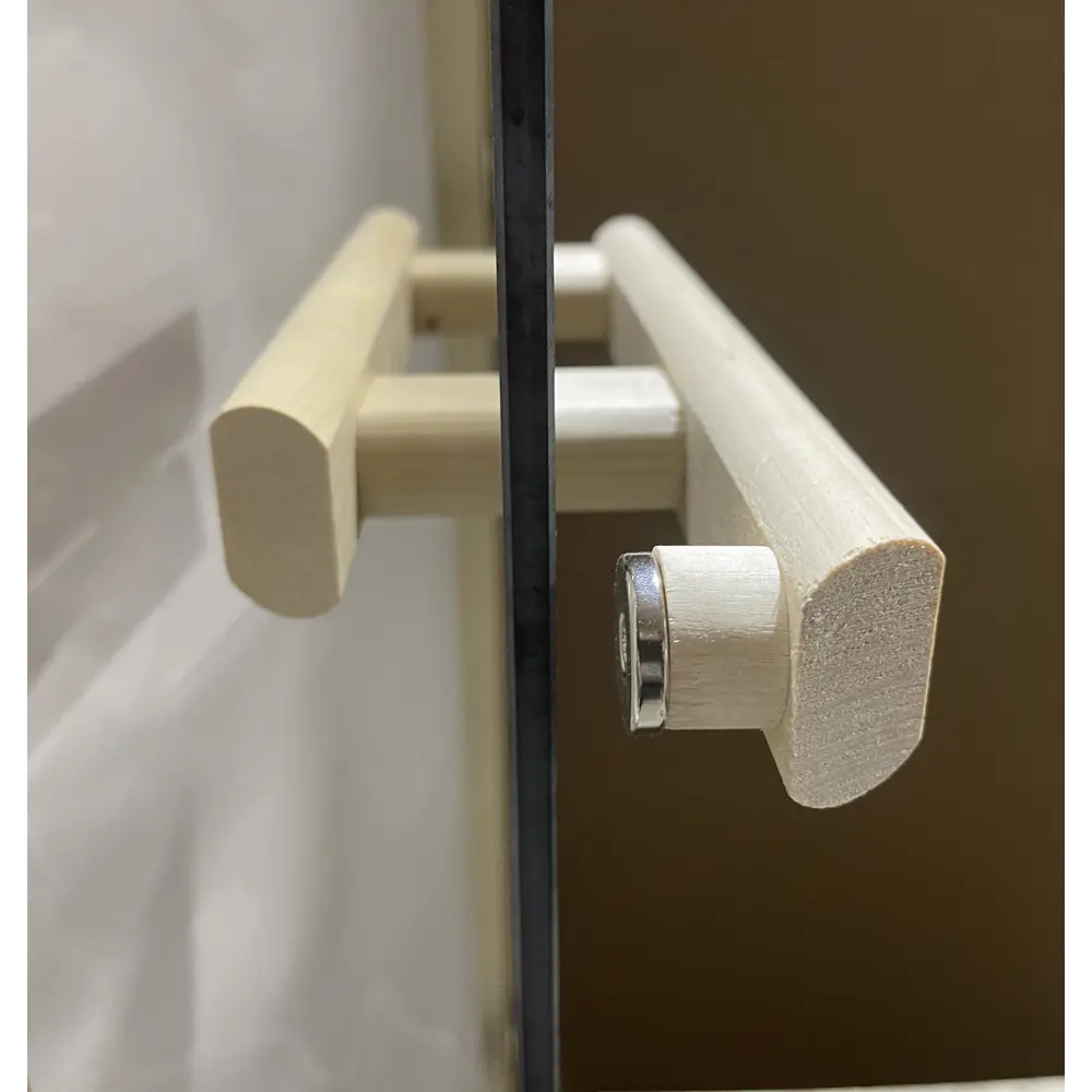 Дверь для сауны стеклянная бронза Стандарт 69x189 см двусторонняя Santreyd STLM-2164072 - Вид №3