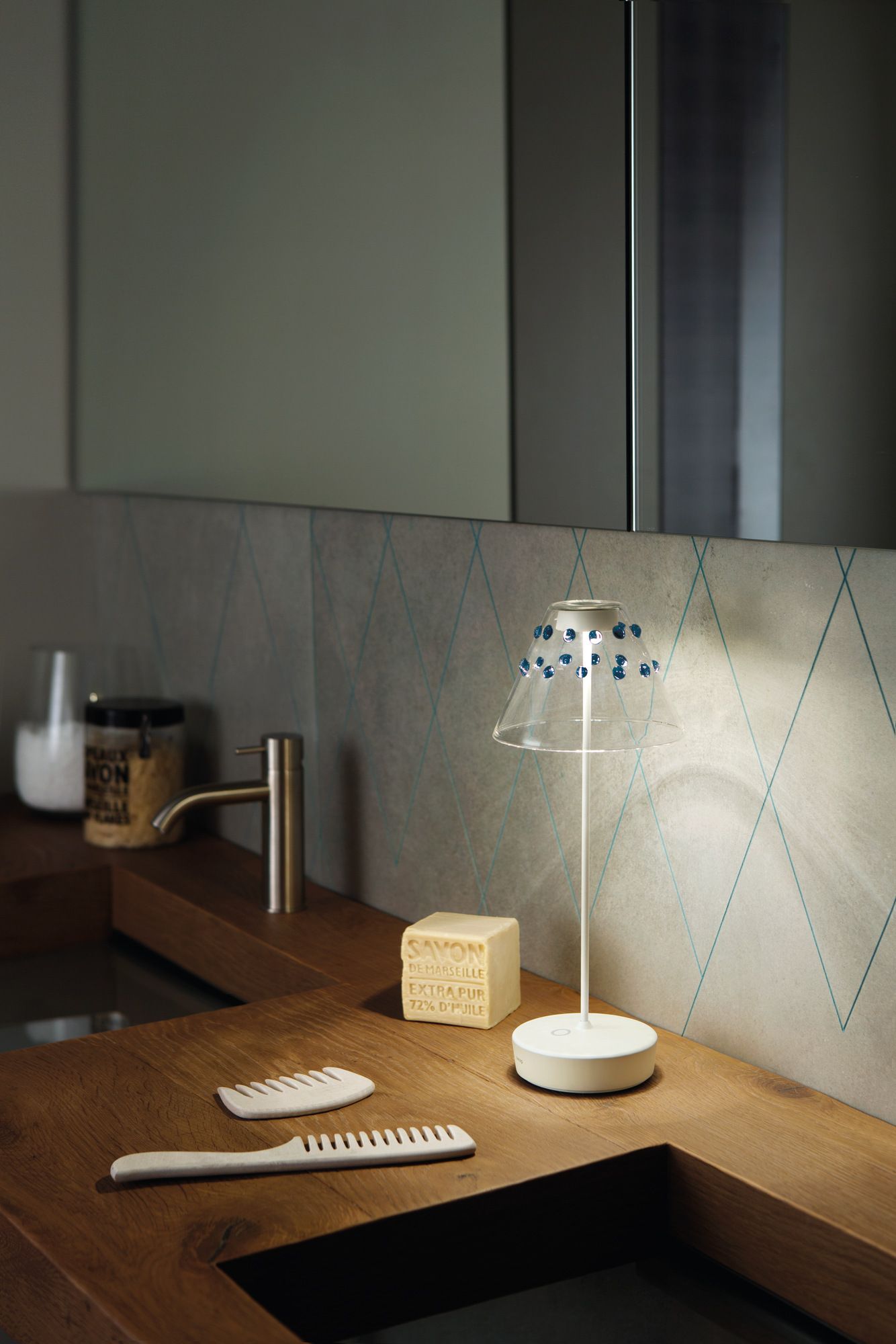 Абажур пирамиды из боросиликатного стекла Zafferano своп ARCH-00004126 - Вид №2