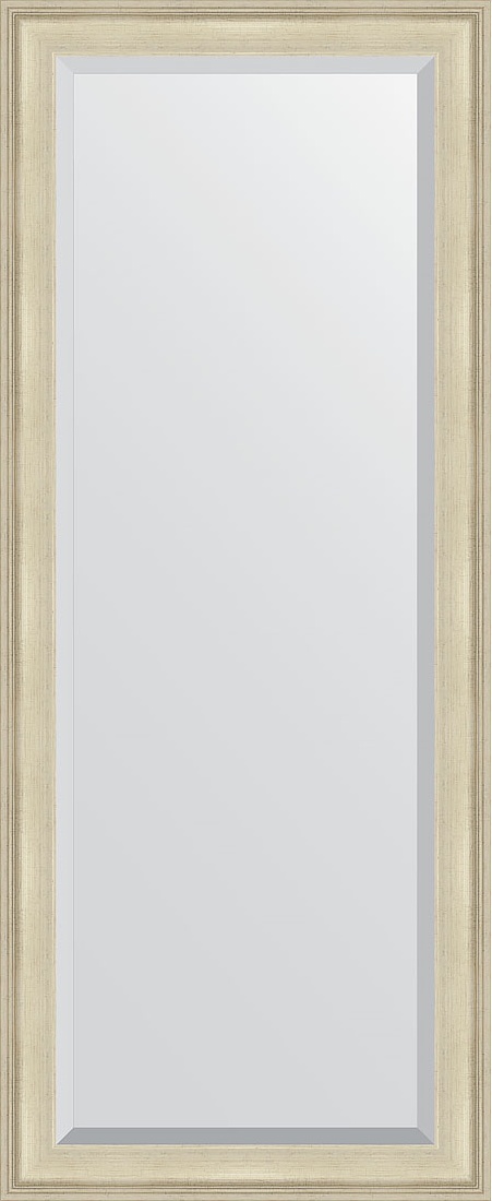 BY 6123 Зеркало напольное с фацетом в багетной раме - травленое серебро 95 mm EVOFORM Exclusive floor