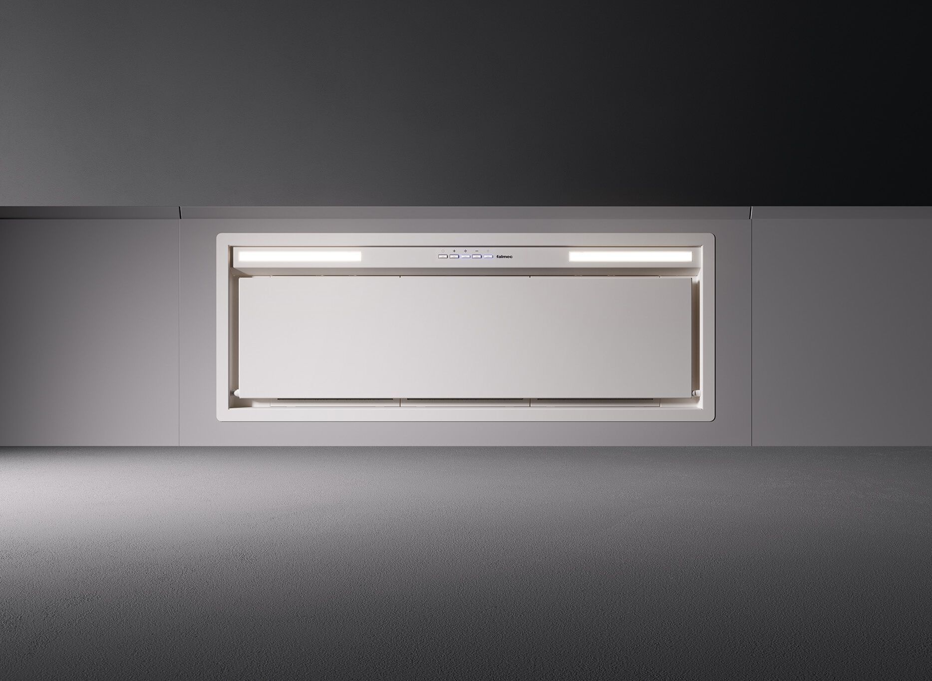 Вытяжка из нержавеющей стали с утопленным всасыванием по периметру Falmec дизайн ARCH-00010271 - Вид №4
