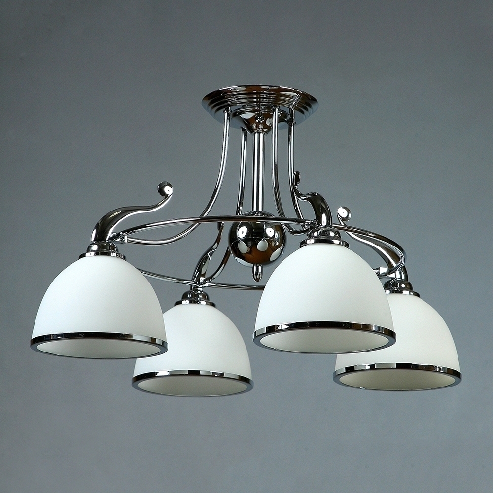 096689 Потолочный светильник Brizzi 4L MACB/004 хром Mantra 02401 