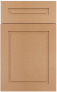 Фасады для кухни Модерн Фрезеровка «Ла Дефанс» Лён золотистый №229